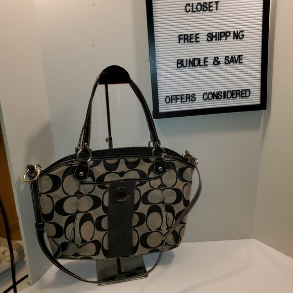 Coach Handbags - COACH SIGNATURE C FABRIC SATCHEL CROSSBODY BAG *